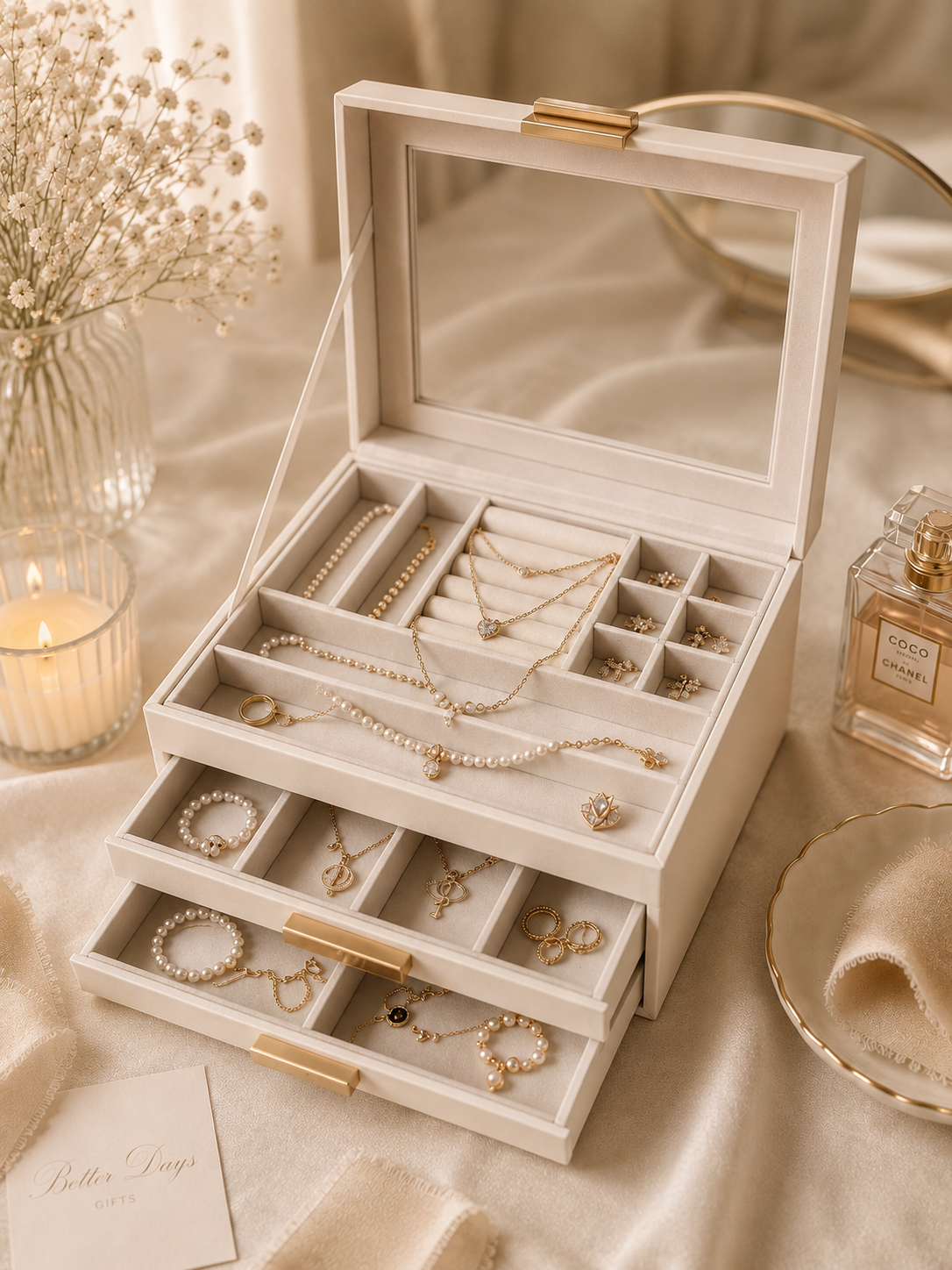 Personalised Bridal Jewellery Box