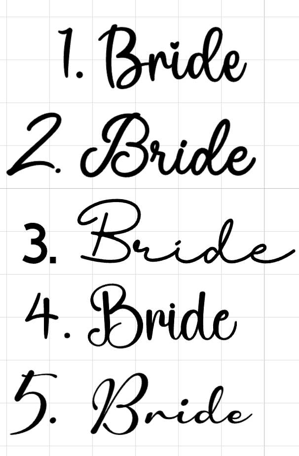 Bridal Party Hangers