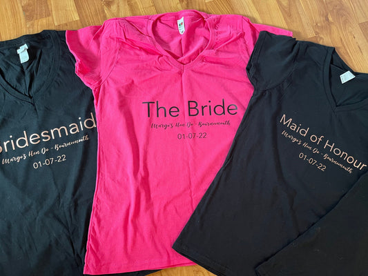 Personalised Hen Do T-Shirts