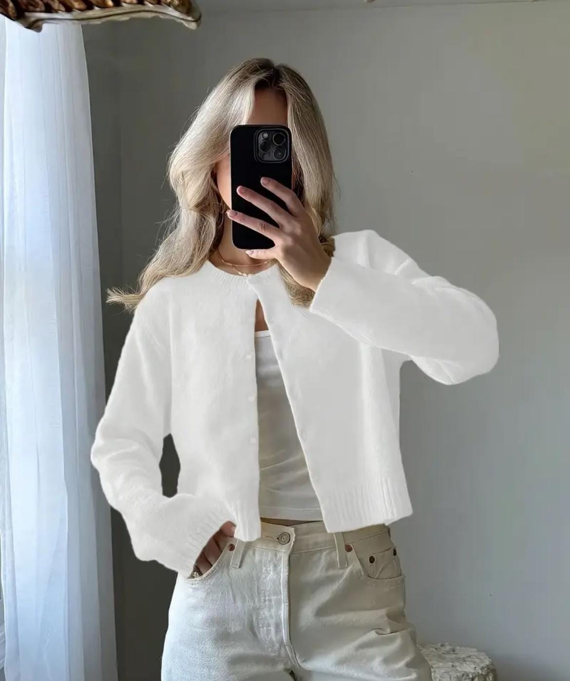 Hand Embroidered Bride Cardigan - Theme Coloured Embroidery