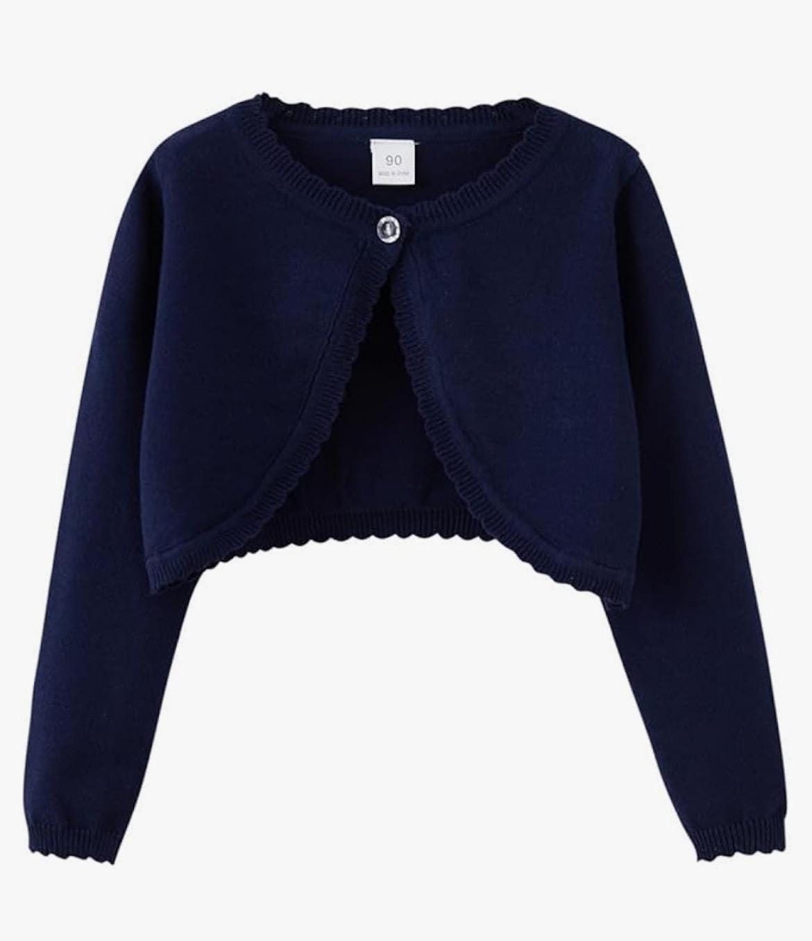 Hand Embroidered Children's Personalised Cardigan