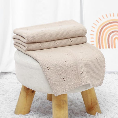 Hand-Embroidered Personalised Baby Blanket