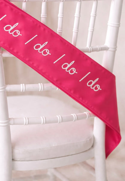 Personalised Hen Party Sash - Hand Embroidered