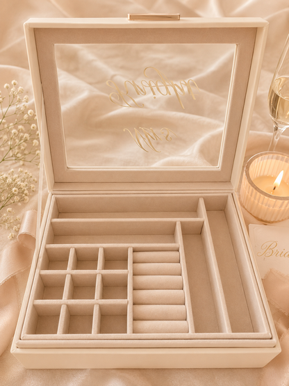 Personalised Bridal Jewellery Box
