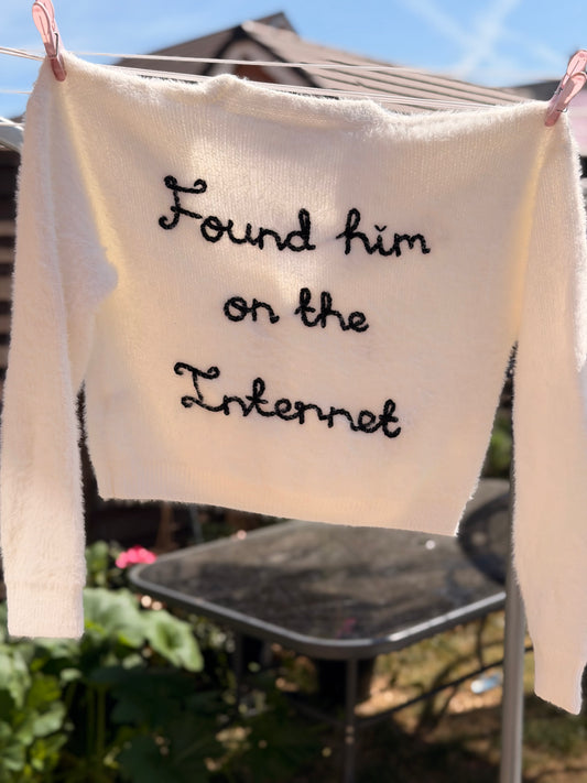 Found him on the Internet - Bridal Cardigan