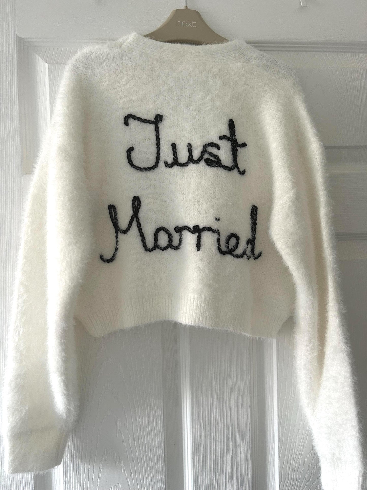 Personalised Hand Embroidered Bride Cardigan - Theme Coloured Embroidery