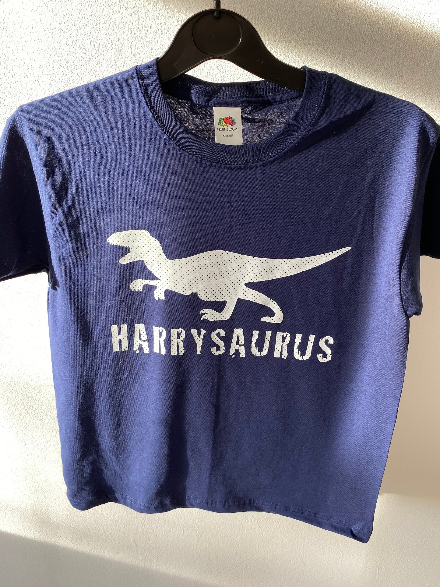 Personalised Kids Dinosaur Name T-shirt