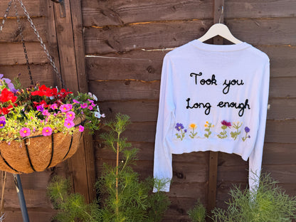 Took You Long Enough - Bridal Cardigan